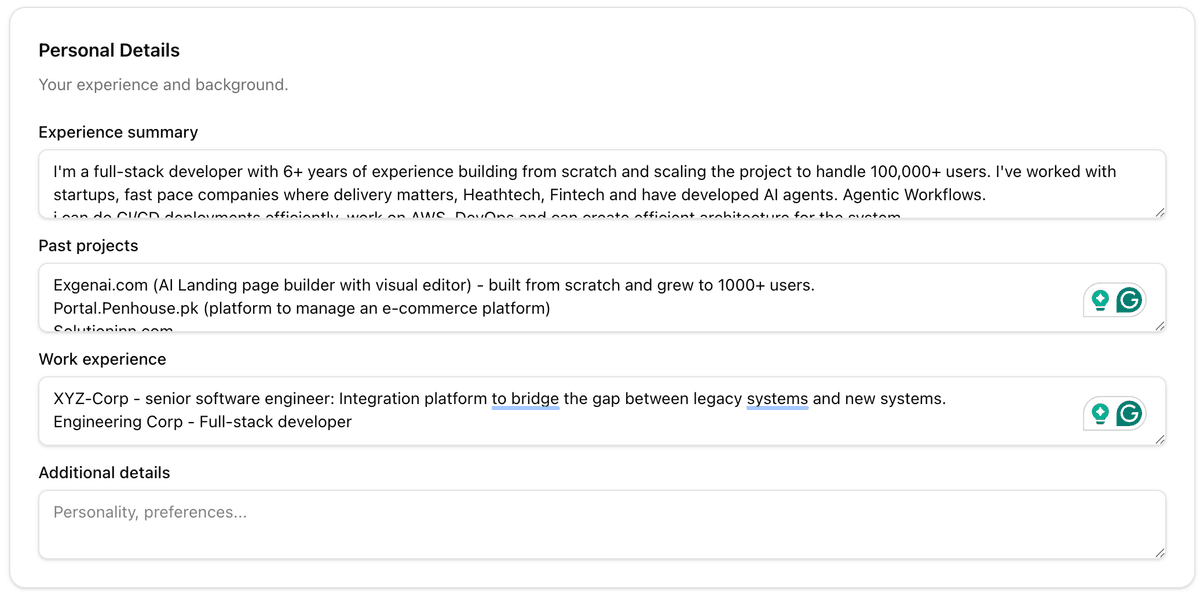 Extension prompt settings